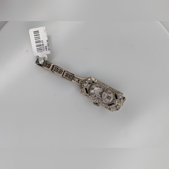 Estate 18K Gold Filled Deco Wrist Watch - Picture 7 of 7